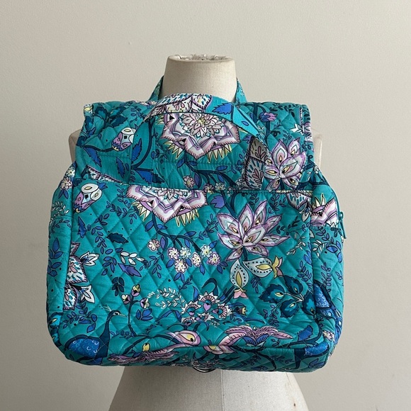 Vera Bradley Grand Hanging Organizer - Peacock Garden NWT - Picture 4 of 6